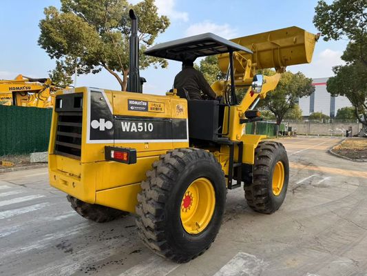 Original Japan Used Komatsu WA510 Mini Wheel Loaders Working In Good Condition