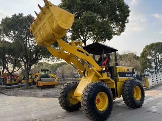 Original Japan Used Komatsu WA510 Mini Wheel Loaders Working In Good Condition