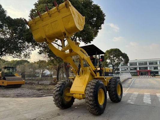Original Japan Used Komatsu WA510 Mini Wheel Loaders Working In Good Condition