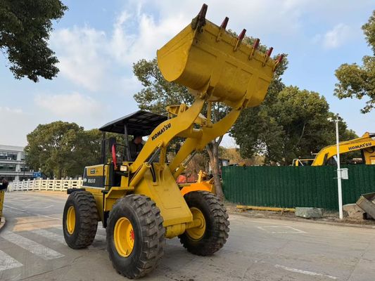 Original Japan Used Komatsu WA510 Mini Wheel Loaders Working In Good Condition