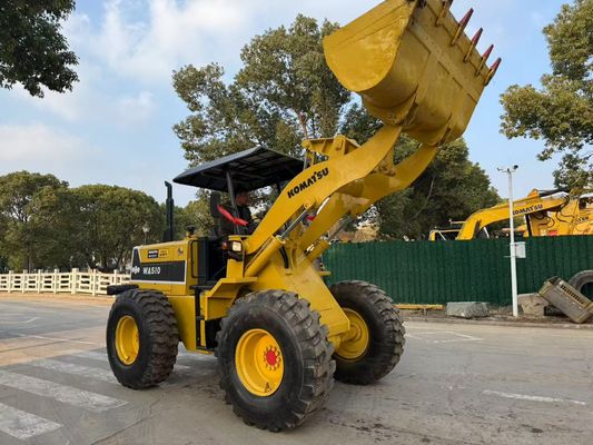 Original Japan Used Komatsu WA510 Mini Wheel Loaders Working In Good Condition