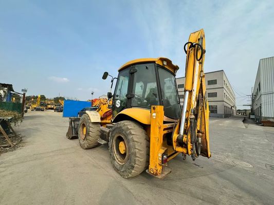 Original UK Used JCB 4CX Backhoe Loader With Four In One Bucket / Used JCB Backhoe Loader Hot Sale