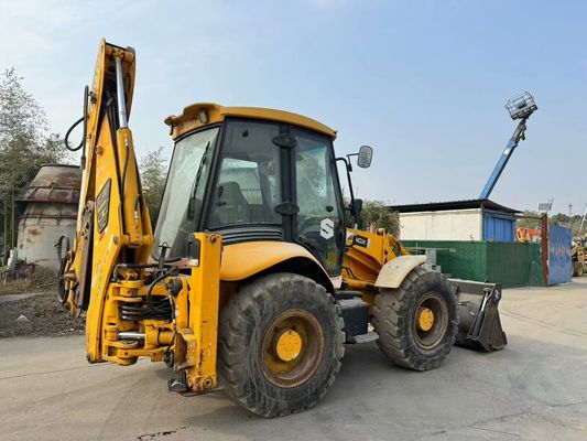 Original UK Used JCB 4CX Backhoe Loader With Four In One Bucket / Used JCB Backhoe Loader Hot Sale