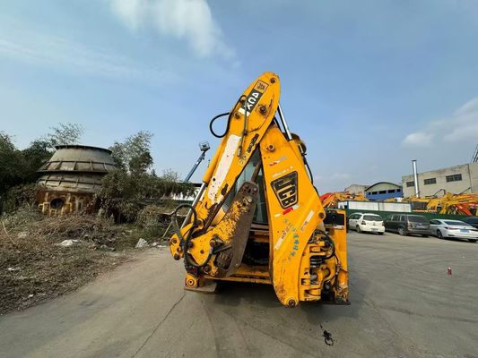 Original UK Used JCB 4CX Backhoe Loader With Four In One Bucket / Used JCB Backhoe Loader Hot Sale