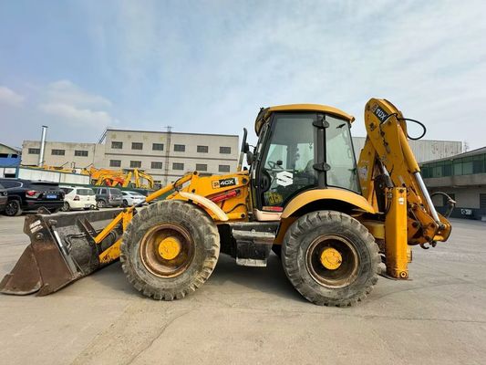 Original UK Used JCB 4CX Backhoe Loader With Four In One Bucket / Used JCB Backhoe Loader Hot Sale