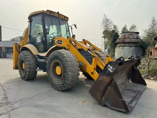 Original UK Used JCB 4CX Backhoe Loader With Four In One Bucket / Used JCB Backhoe Loader Hot Sale