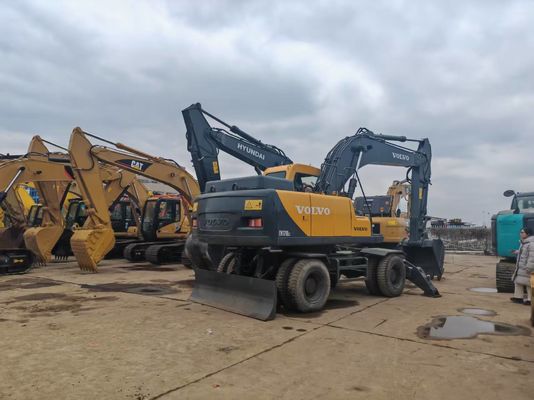 Used Volvo EW170BLC Wheel Excavator Hot Sale In South American