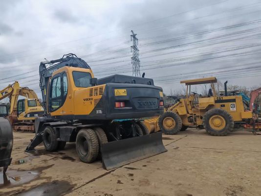 Used Volvo EW170BLC Wheel Excavator Hot Sale In South American