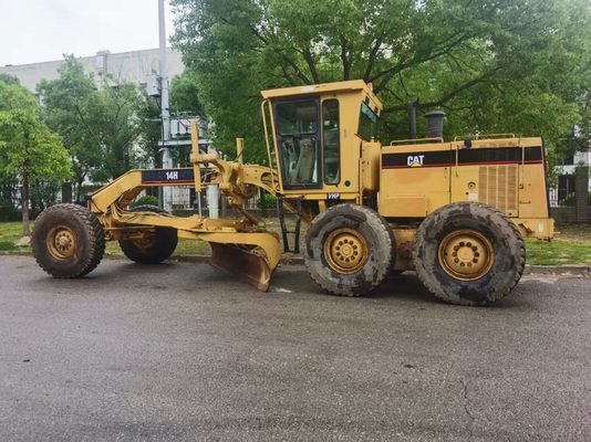 Original Color Used Caterpillar 14H Motor Grader In Excellent Condition