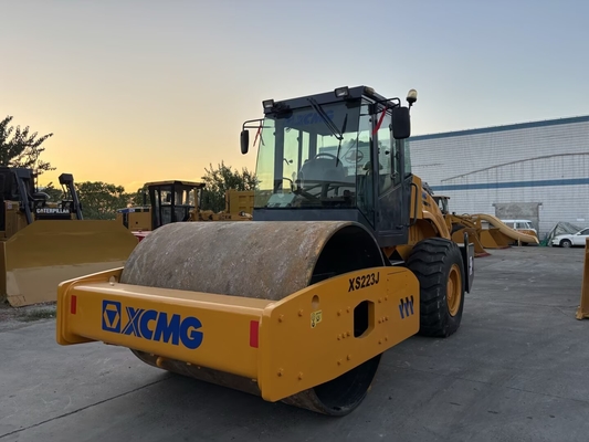 Used XCMG XS223J Single Drum Compactor Easy Operation And Good Condition