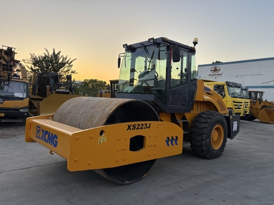 Used XCMG XS223J Single Drum Compactor Easy Operation And Good Condition