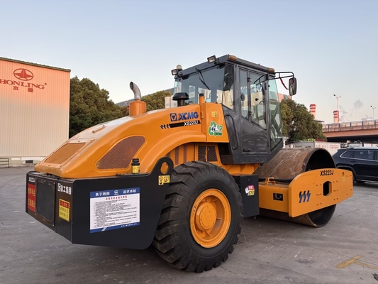 Used XCMG XS223J Single Drum Compactor Easy Operation And Good Condition