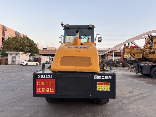 Used XCMG XS223J Single Drum Compactor Easy Operation And Good Condition