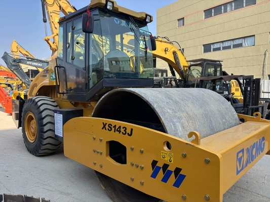 Used XCMG XS143J Single Drum 14 Tons Road Roller In Excellent Condition