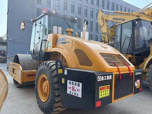 Used XCMG XS143J Single Drum 14 Tons Road Roller In Excellent Condition