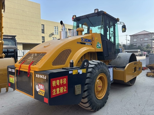 Used XCMG XS143J Single Drum 14 Tons Road Roller In Excellent Condition