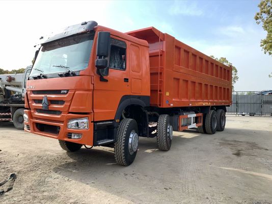 Used HOWO 375 Dump Truck In Excellent Condition / Used 8*4 Dump Truck