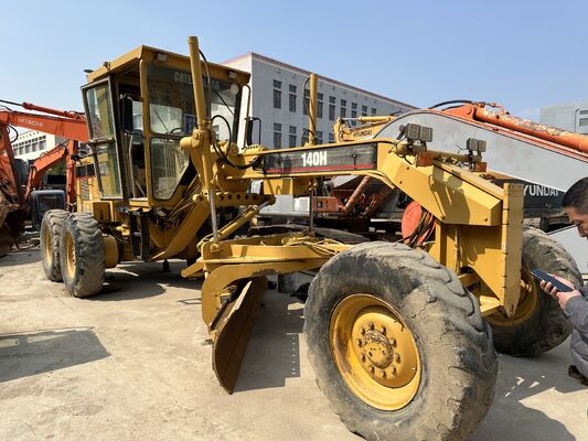 Original Color Used CAT 140H Motor Grader In Excellent Condition
