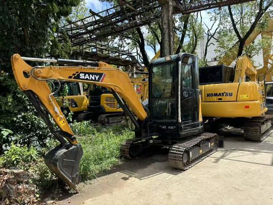 Used SANY SY35U Mini Excavator Smooth Operation For Working In Garden
