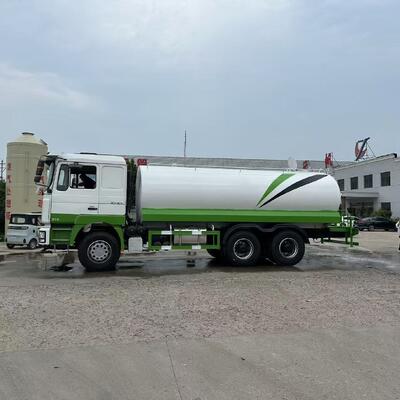 2023 Year Used SHACMAN F3000 Water Truck In Good Condition / Water Truck: Front Spraying, Rear Discharging. Water Gun: High-Powered Cannon.
