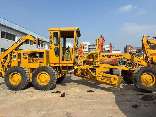 original Japan Used CAT 140G 140H 140K Motor Grader With Hydraulic Ripper