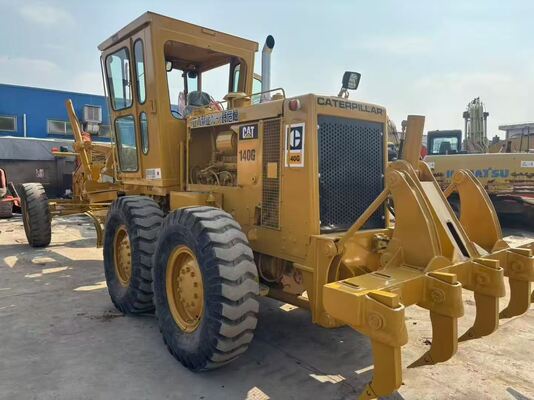 original Japan Used CAT 140G 140H 140K Motor Grader With Hydraulic Ripper