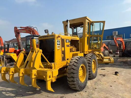 original Japan Used CAT 140G 140H 140K Motor Grader With Hydraulic Ripper