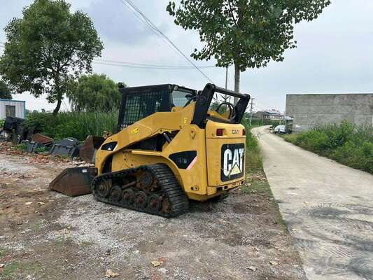 Original USA Used CAT 257B2 Crawler Skid Steer Loader In Excellent Condition