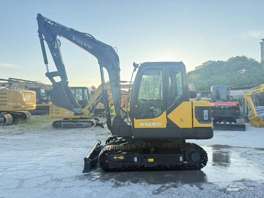 Repaint Color Used Excavator EC55D Excavator In Excellent Condition