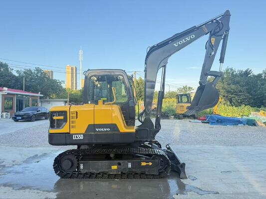 Repaint Color Used Excavator EC55D Excavator In Excellent Condition