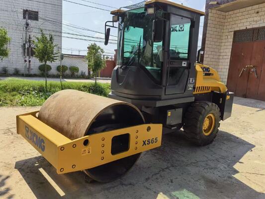 Few Working Hours Road Roller/Used XCMG XS65 Single Drum Compactor In Excellent Condition