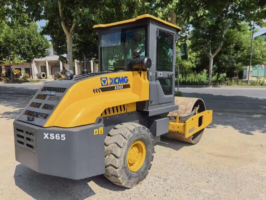 Few Working Hours Road Roller/Used XCMG XS65 Single Drum Compactor In Excellent Condition