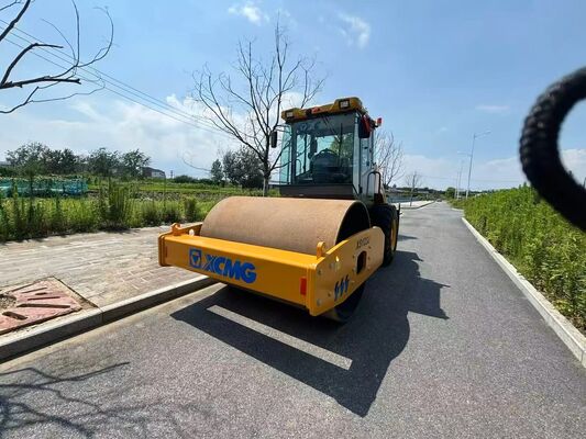 2022 Year Used XCMG XS123J Single Drum Compactor In Excellent Condition