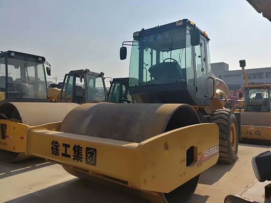 Used XCMG XS222J Single Drum Compactor Easy Operation And Good Condition