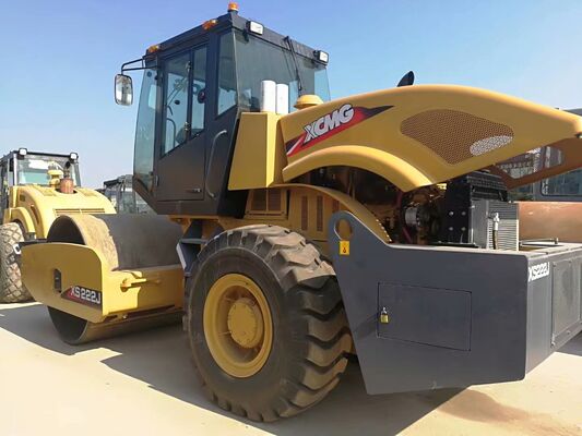 Used XCMG XS222J Single Drum Compactor Easy Operation And Good Condition