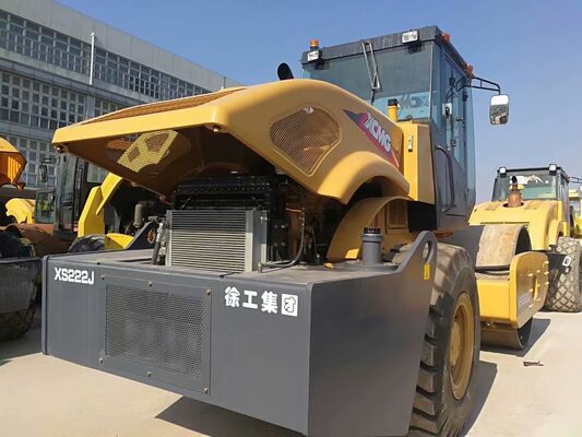 Used XCMG XS222J Single Drum Compactor Easy Operation And Good Condition
