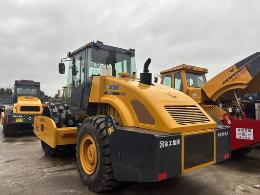 Used XCMG XS163J Single Drum Road Roller With Sheepfoot For Hot Sale