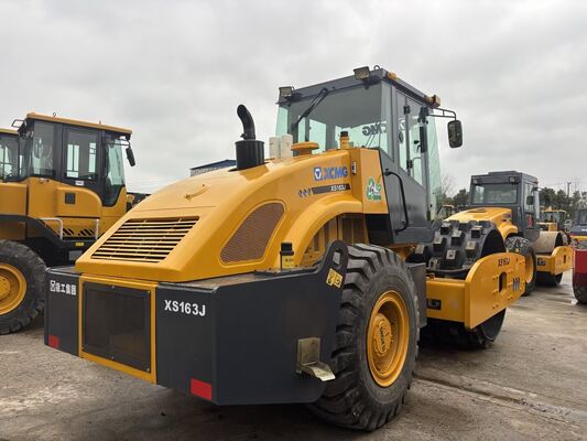 Used XCMG XS163J Single Drum Road Roller With Sheepfoot For Hot Sale