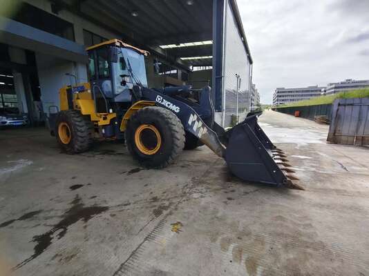 Rated Loader 5.5 Tons Wheel Loader Used XCMG LW550HV Wheel Loader In Good Condition