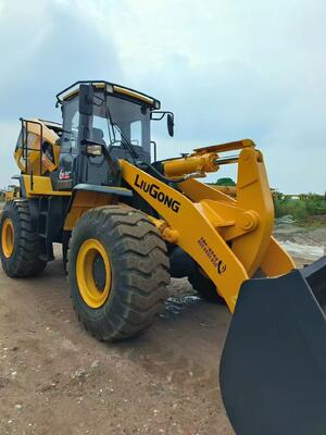 Rated Loader 5 Tons Liugong CLG856H Used Wheel Loader In Excellent Condition