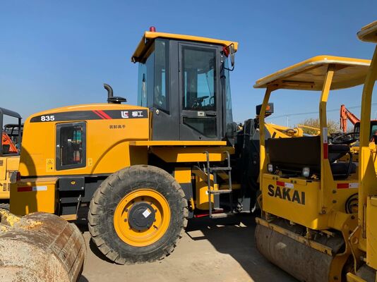Rated Loader 3 Tons Liugong CLG835H Used Wheel Loader In Excellent Condition