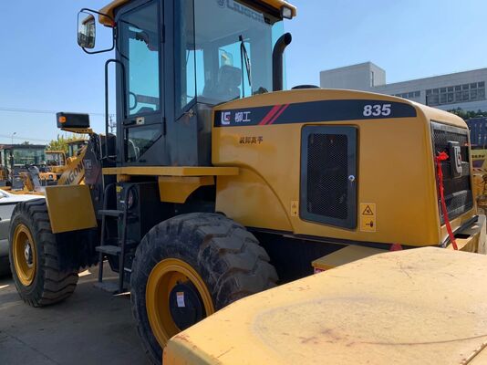Rated Loader 3 Tons Liugong CLG835H Used Wheel Loader In Excellent Condition
