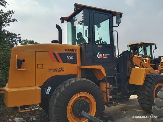 Rated Loader 3 Tons Used Liugong CLG836 Wheel Loader In Excellent Condition