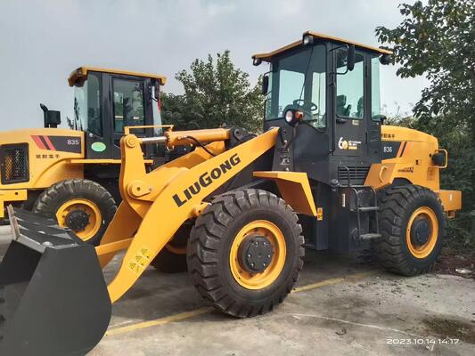 Rated Loader 3 Tons Used Liugong CLG836 Wheel Loader In Excellent Condition