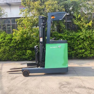 Xe nâng điện Toyota 7FBR15 cũ 1.5 tấn, hàng Nhật nguyên bản, giảm tiếng ồn cho nhà kho