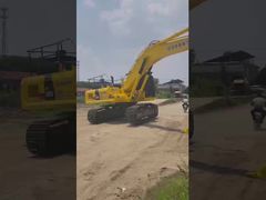 Veja a demonstração de escavadeira de esteira Komatsu PC350-7 usada de 35 toneladas em excelentes condições