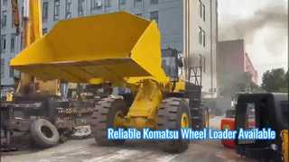 Veja por que escolher a carregadeira de rodas Komatsu WA500-3 usada no Japão original em excelentes condições